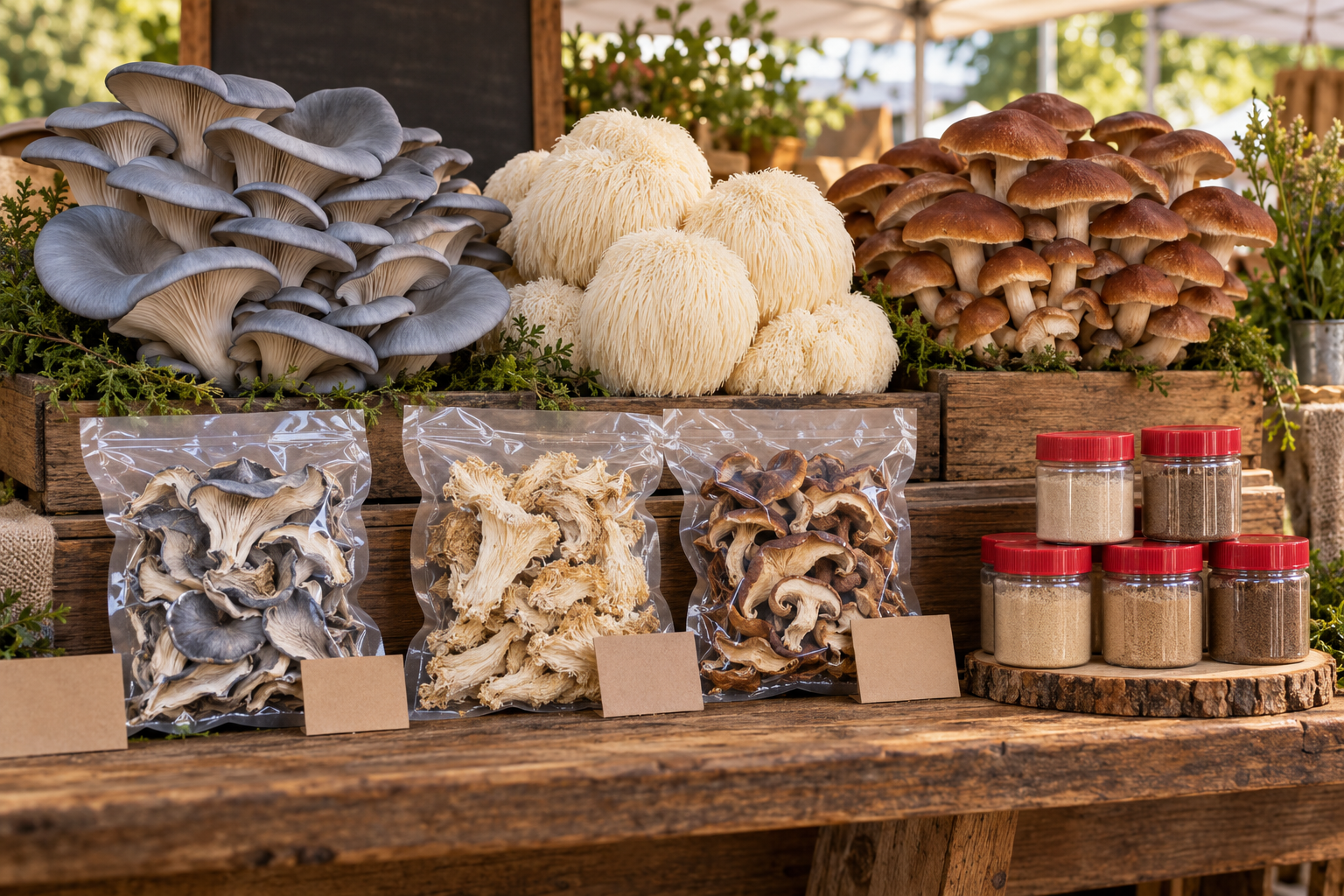 Gourmet Mushrooms